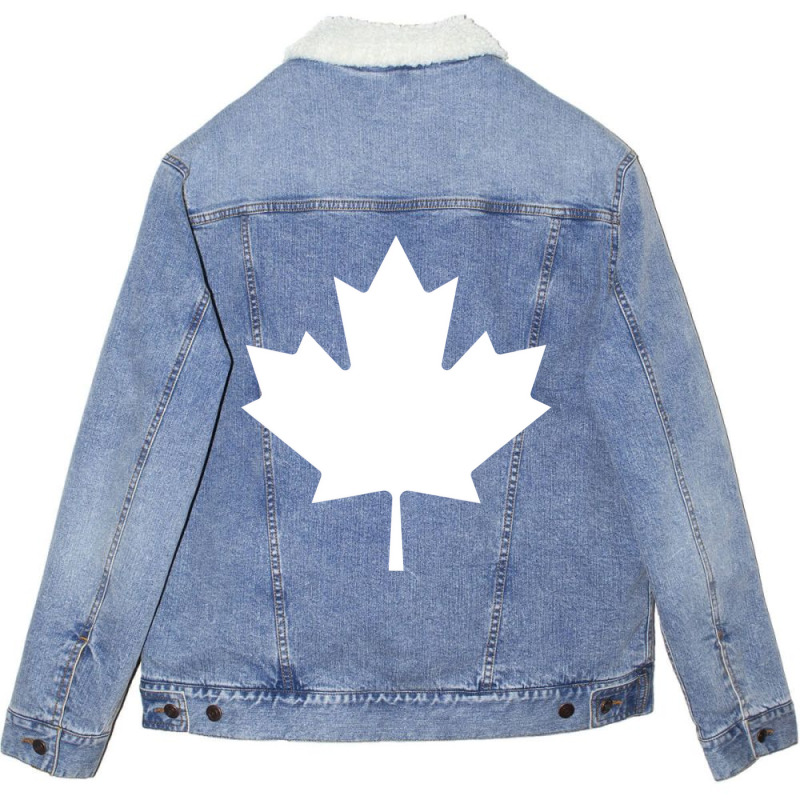 Canada Day Shirt Maple Leaf Canada T Shirt Unisex Sherpa-Lined Denim Jacket by chomibe | Artistshot