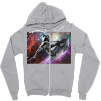 Silver Surfer 2 Zipper Hoodie | Artistshot