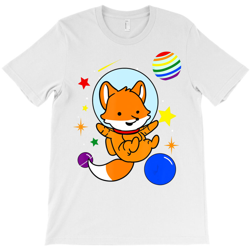 Gay Fox In Space Gay Pride T Shirt T-shirt | Artistshot