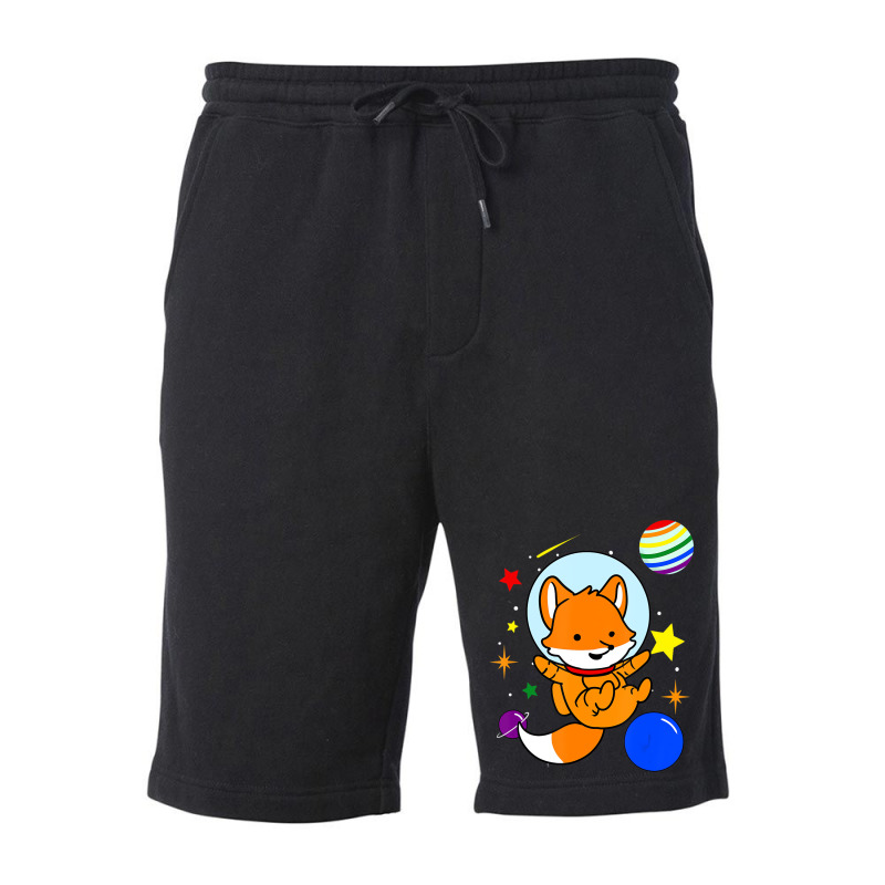 Gay Fox In Space Gay Pride T Shirt Fleece Short | Artistshot