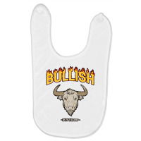 Bullish Day Trader Buy The Dip Vintage Stock Marke Baby Bibs | Artistshot