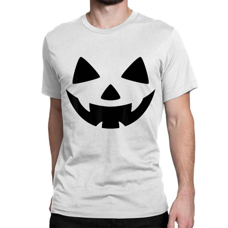 Men's Women's Pumpkin Monster Face Halloween Costu Classic T-shirt | Artistshot