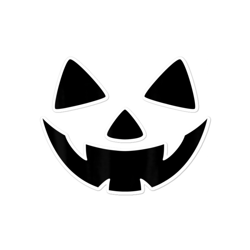 Men's Women's Pumpkin Monster Face Halloween Costu Sticker | Artistshot