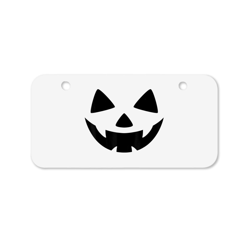 Men's Women's Pumpkin Monster Face Halloween Costu Bicycle License Plate | Artistshot