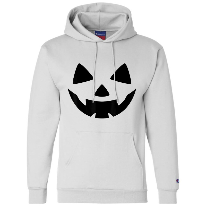 Men's Women's Pumpkin Monster Face Halloween Costu Champion Hoodie | Artistshot