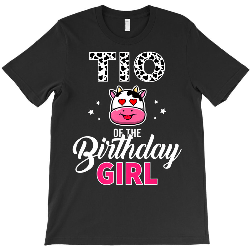 Tio Of The Birthday For Girl Cow Farm Birthday T S T-shirt | Artistshot