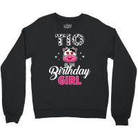 Tio Of The Birthday For Girl Cow Farm Birthday T S Crewneck Sweatshirt | Artistshot