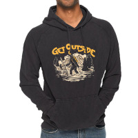 Get Outside! Hiking Sasquatch & Mountains Outdoor Vintage Hoodie | Artistshot