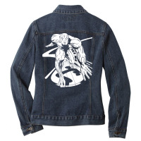 Silver Surfer 5 T Shirt Ladies Denim Jacket | Artistshot