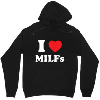 I Love Heart Milfs And Mature Sexy Women Pullover Unisex Hoodie | Artistshot