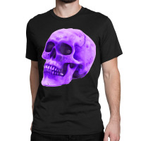 Purple Skull Biker T Shirt Classic T-shirt | Artistshot