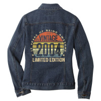 Vintage 2004 Limited Edition 19 Year Old Gifts 19t Ladies Denim Jacket | Artistshot