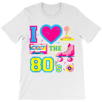 I Love Heart The 80's   Retro Vintage Vaporwave Co T-shirt | Artistshot