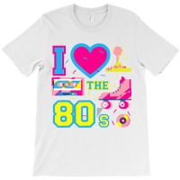 I Love Heart The 80's   Retro Vintage Vaporwave Co T-shirt | Artistshot