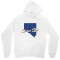 Carson City Nevada Nv Map T Shirt Unisex Hoodie | Artistshot