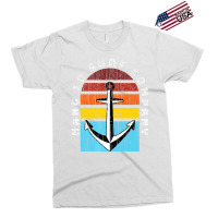 Hang 10 Surf Company Retro Anchor Sunset Distresse Exclusive T-shirt | Artistshot