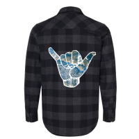 Hang Loose Surfing Shaka Hand Beach Waves Gift For Flannel Shirt | Artistshot