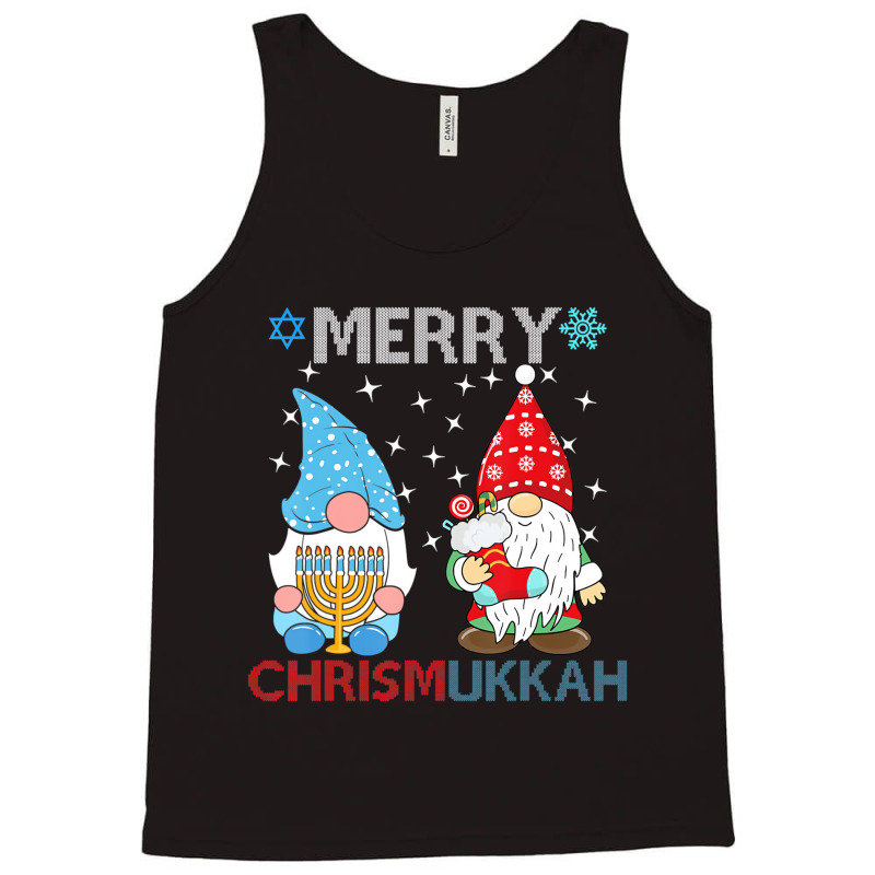 Merry Chrismukkah Funny Gnomes T Shirt Tank Top | Artistshot