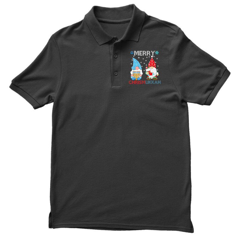 Merry Chrismukkah Funny Gnomes T Shirt Men's Polo Shirt | Artistshot