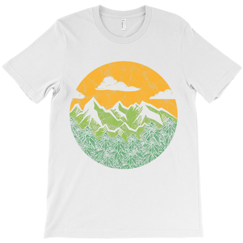 Cannabis Grow Outdoors Graphic Marijuana Farm T Sh T-shirt | Artistshot