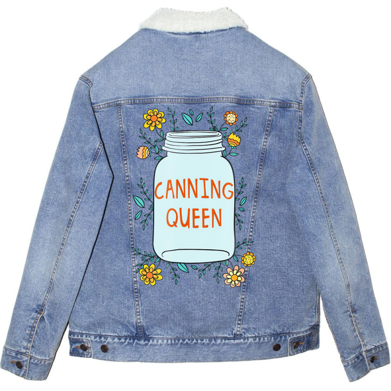 Canning Queen Canning Season Women's T Shirt Unisex Sherpa-lined Denim Jacket | Artistshot