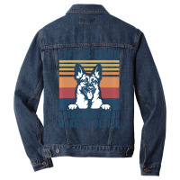 German Shepherd Gift Men Women Dog Dad Mom German Men Denim Jacket | Artistshot