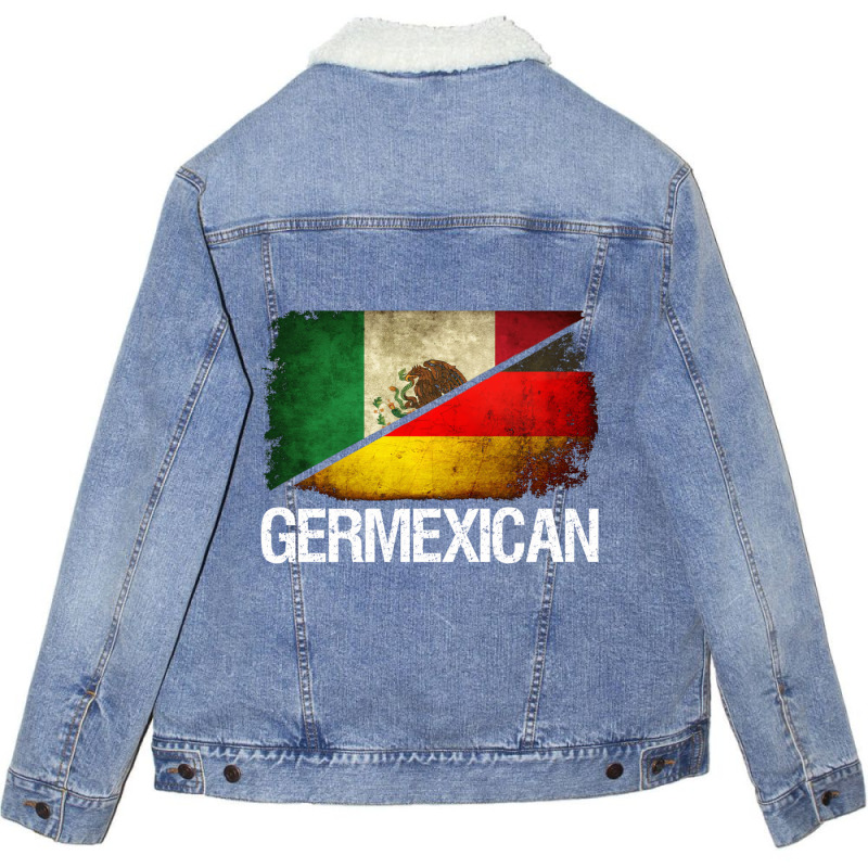 Half German & Half Mexican Flag   Germexican Hispa Unisex Sherpa-lined Denim Jacket | Artistshot