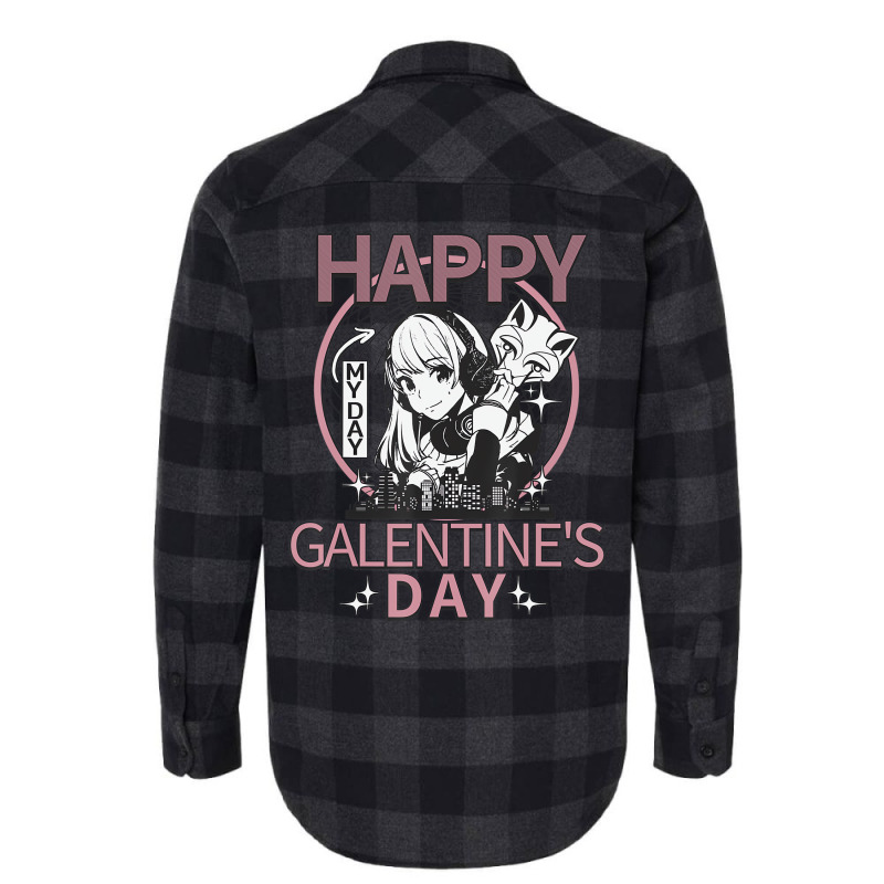 Valentine's Day Female Friendships Galentines Day Flannel Shirt | Artistshot