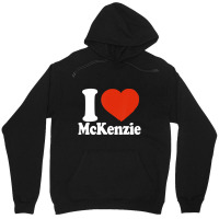 I Love Mckenzie, I Heart Mckenzie, Red Heart Valen Unisex Hoodie | Artistshot