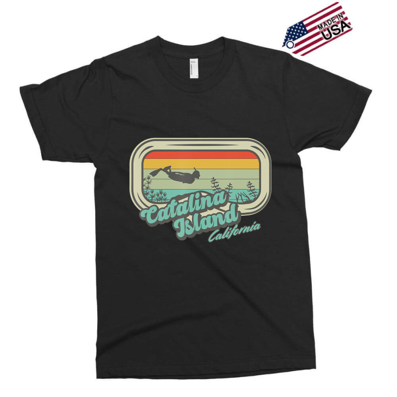 Catalina Island California Retro Snorkeling And Di Exclusive T-shirt by chomibe | Artistshot