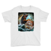 Rottweiler Dog As Kraken Attack A War Ship At High Youth Tee | Artistshot