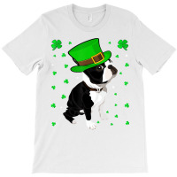 Funny Irish Leprechaun Hat Boston Terrier St. Patr T-shirt | Artistshot