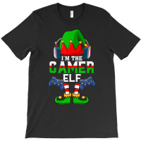 Merry Xmas Video Gamer Elf Matching Family Christm T-shirt | Artistshot