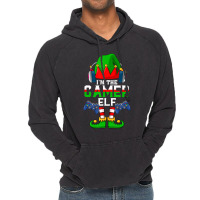 Merry Xmas Video Gamer Elf Matching Family Christm Vintage Hoodie | Artistshot