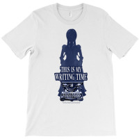 Wednesday This Is My Writing Time Typewriter Poste T-shirt | Artistshot