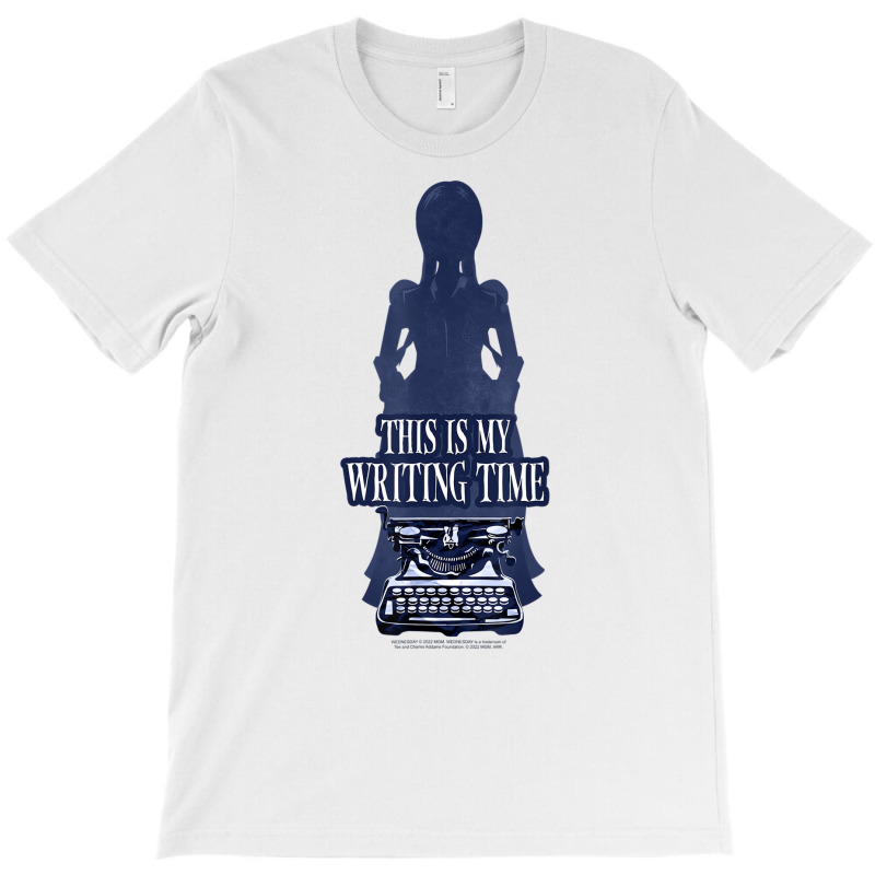 Wednesday This Is My Writing Time Typewriter Poste T-shirt | Artistshot