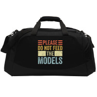 Please Don't Feed The Models Funny Sarcastic T Shi Active Duffel | Artistshot