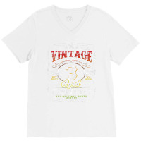 Vintage 2020 Limited Edition 3 Year Old 3rd Birthd V-neck Tee | Artistshot