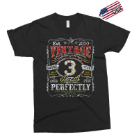 Vintage 2020 Limited Edition 3 Year Old 3rd Birthd Exclusive T-shirt | Artistshot