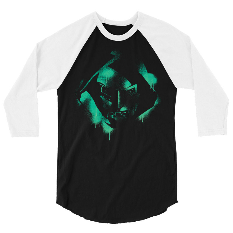 Doom (faded Paint) T Shirt 3/4 Sleeve Shirt | Artistshot