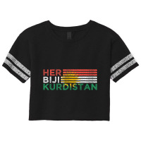 Her Biji Kurdistan T Shirt Scorecard Crop Tee | Artistshot