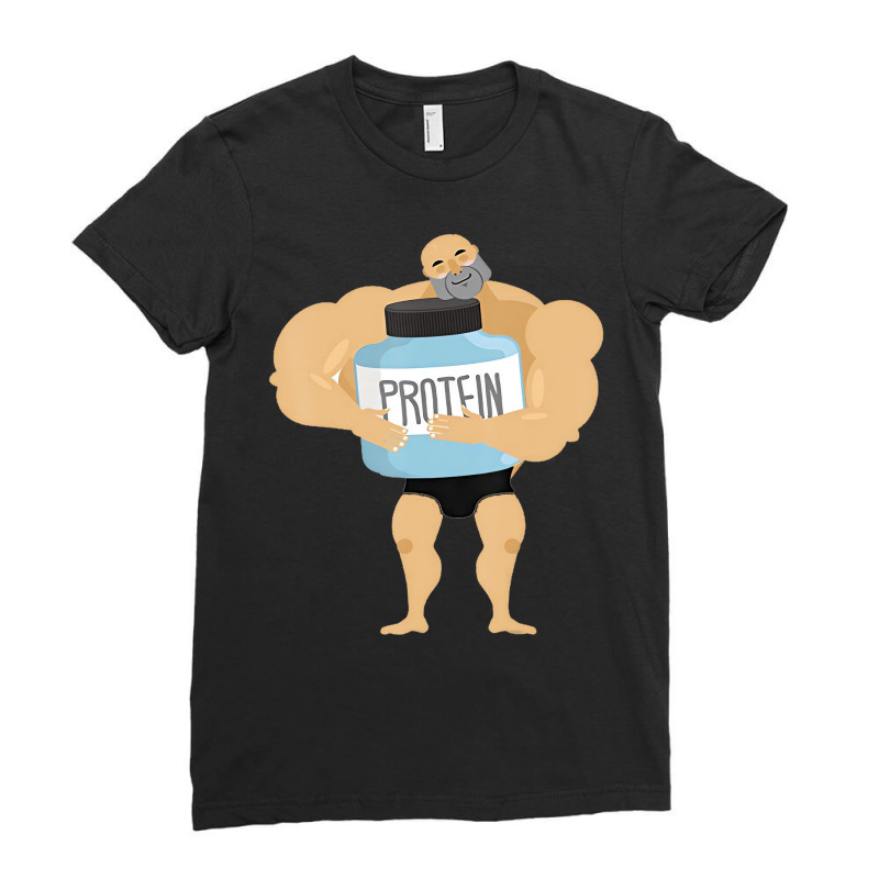 I Love Protein T Shirt Ladies Fitted T-Shirt by kranendon | Artistshot