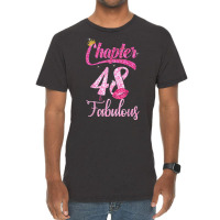 Womens 48th Birthday Lips  Chapter 48 And Fabulous Vintage T-shirt | Artistshot