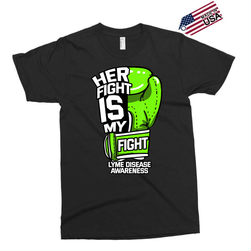 Her Fight Is My Fight Lyme Disease Awareness Eryth Exclusive T-shirt | Artistshot