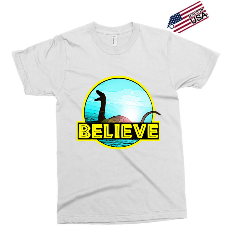 Believe Sea Monsters Ocean Plesiosaur Dinosaur Nes Exclusive T-shirt | Artistshot