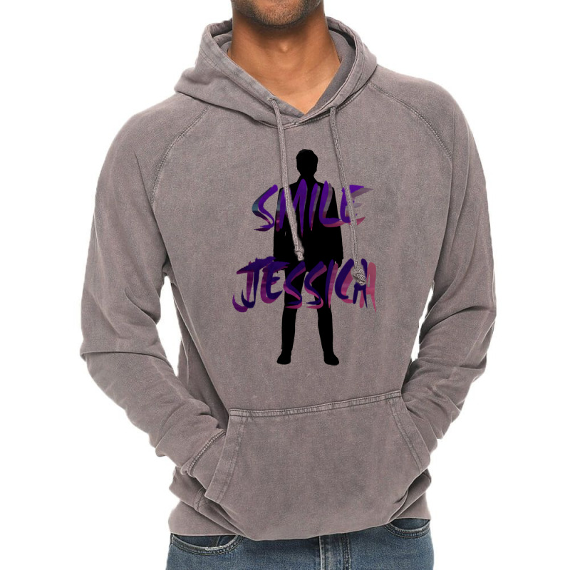 Smile Jessica Vintage Hoodie by alchaobpsr | Artistshot