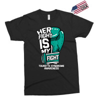 Her Fight Is My Fight Tourette Syndrome Teal Copro Exclusive T-shirt | Artistshot