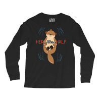 Her Otter Half Musteline Mammal Mustelid Couple An Long Sleeve Shirts | Artistshot