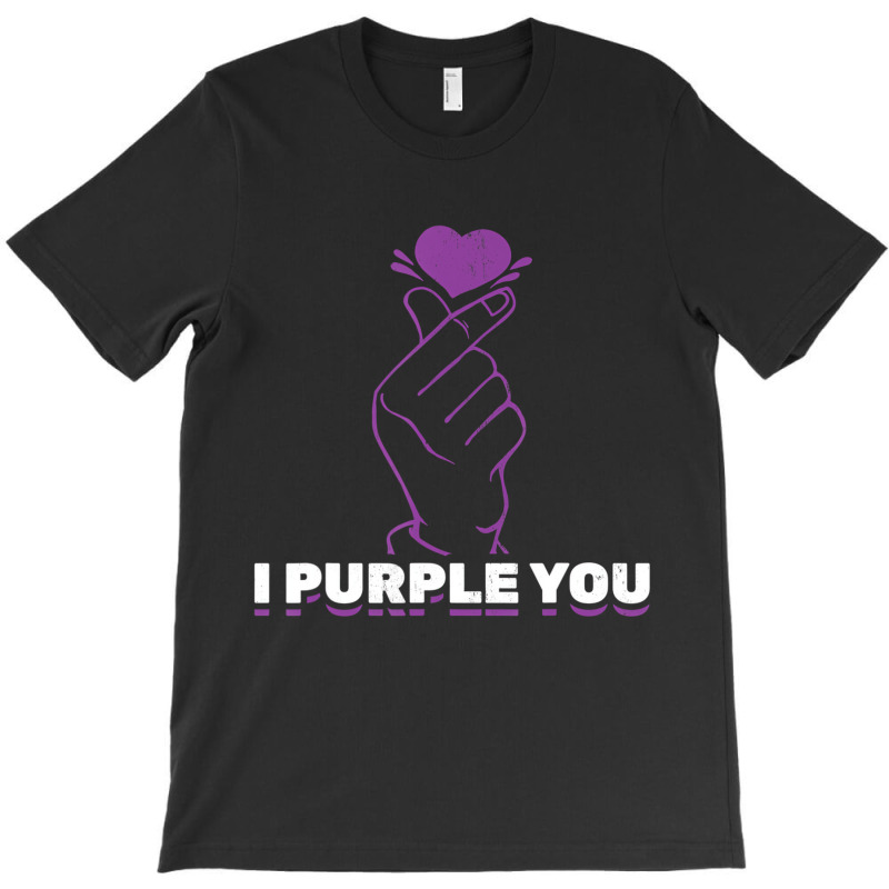 I Purple You Kdrama Korean Hand Symbol Kpop T Shir T-shirt | Artistshot