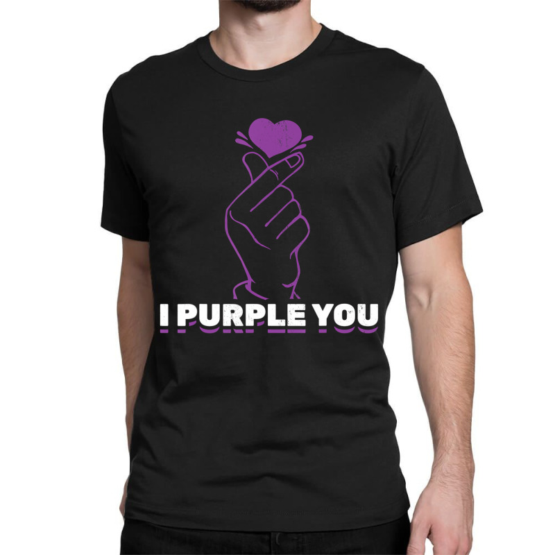 I Purple You Kdrama Korean Hand Symbol Kpop T Shir Classic T-shirt | Artistshot